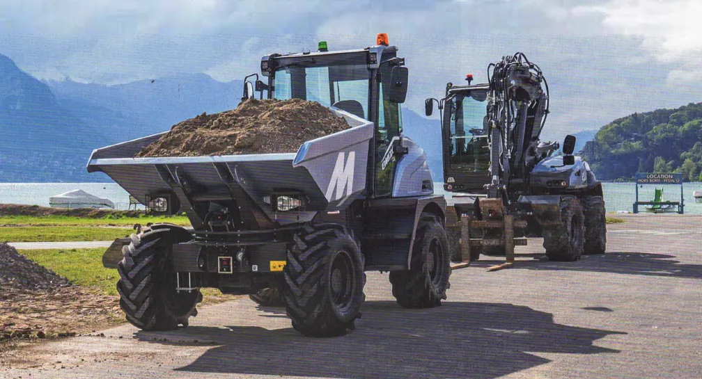 eMDX: Der erste 100 % elektrische 6-Tonnen Dumper